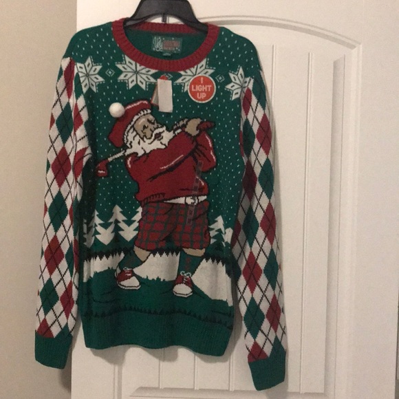 Mens Ugly Christmas Sweater 